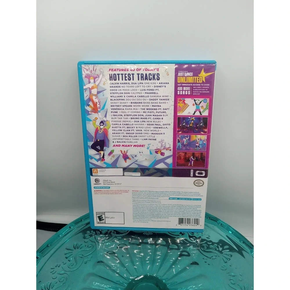 Just Dance Standard Edition Nintendo Wii 2019 No Manual